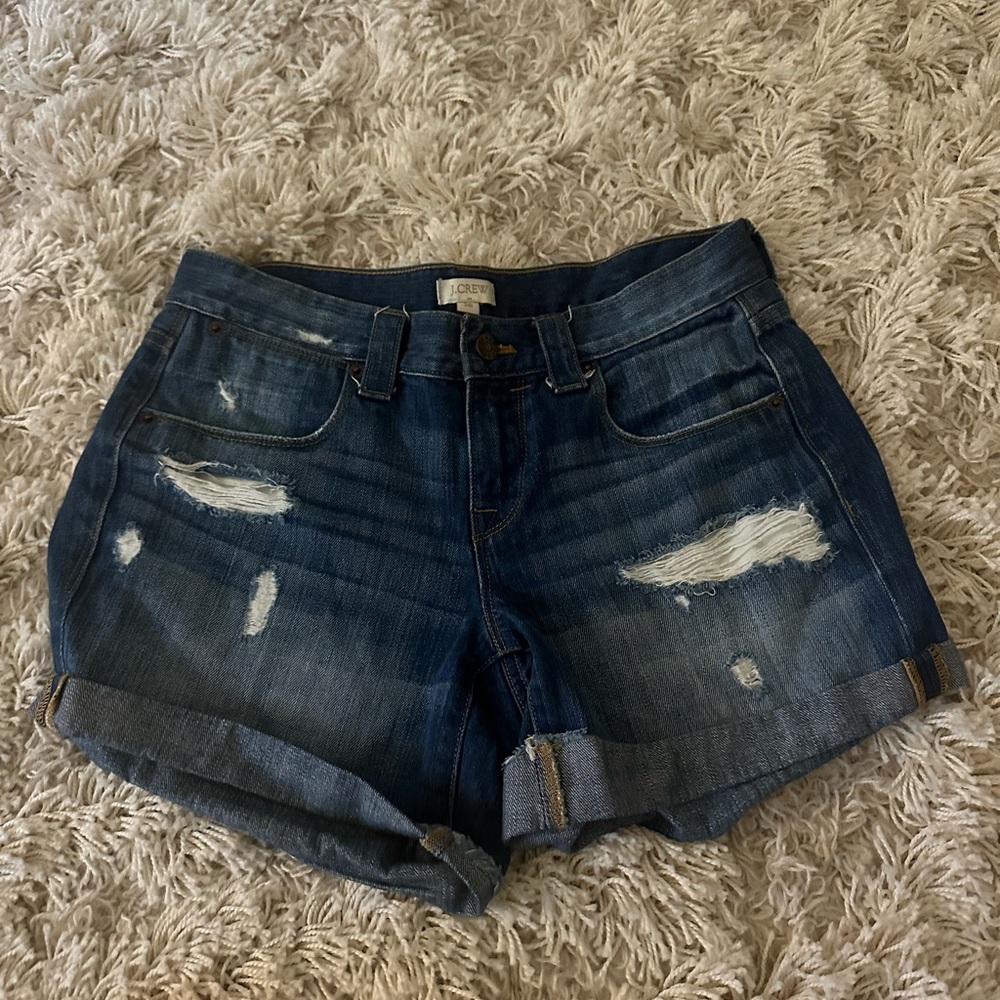 used J.Crew jean shorts